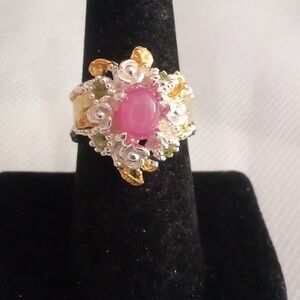 Gorgeous 2ct Natural Mozambique ruby wedding ring Size 6.75 💎💕👄